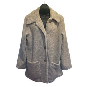 Vintage KB Apres Kristen Blake Teddy Bear Coat Jacket Lined Sz M